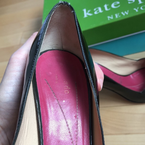 Kate Spade olive green heels - Picture 6 of 6